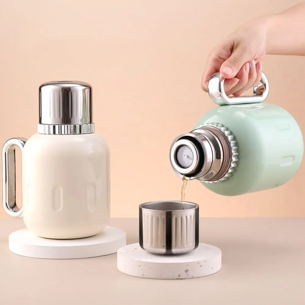 

Mechanical Temperature Display Insulated Tea Brewing Kettle 316 Stainless Steel with Tea Infuser Thermos Flask Leak-proof