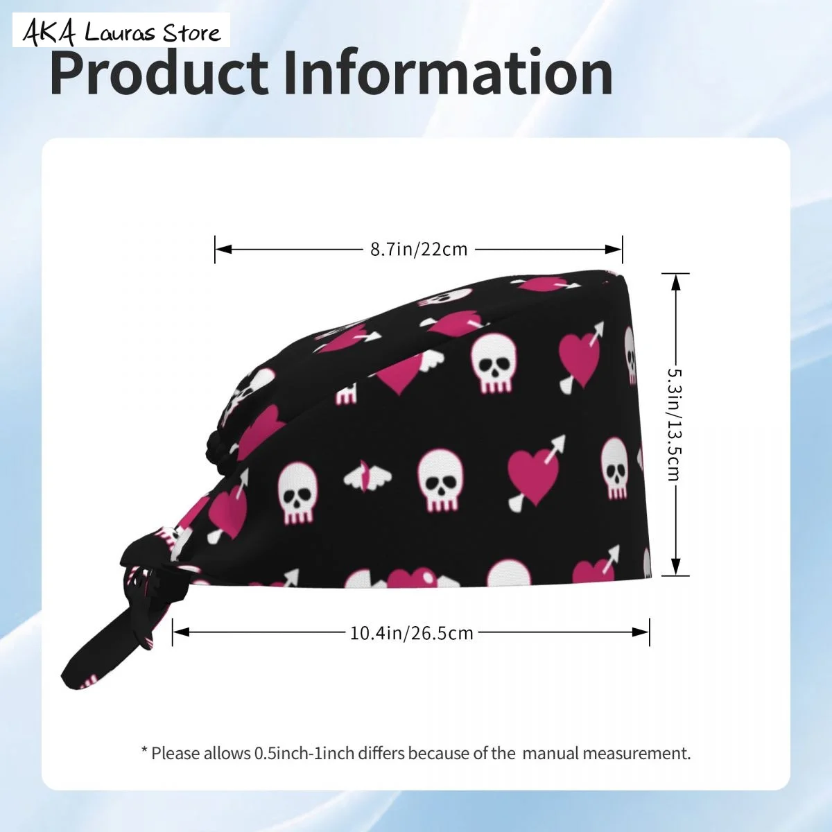 Wholesale Skull Cute Hat Cleaning Working Cap Funny Salon Nursing Cap Male Surgical Hat Scrub Caps