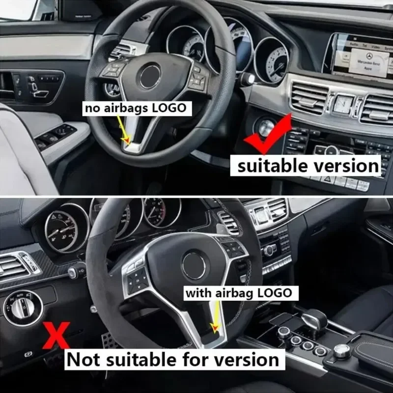 

Лидер продаж, молдинги для Mercedes Benz A B C E CLA CLS GLA GLK SLK Class W176 W246 W204 W207 W212 W117, автомобильная наклейка на руль Whe