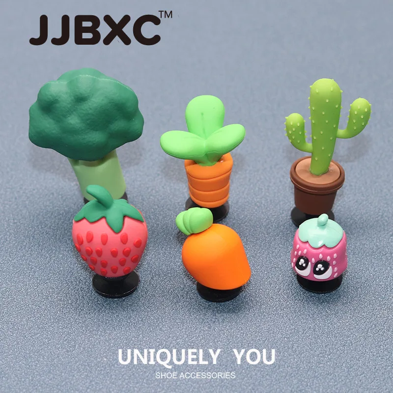 

JJBXC CHARM обувь с пряжкой, аксессуары для обуви, трехмерная клубника, модная обувь «сделай сам», аксессуары, подходящие для кроссовок