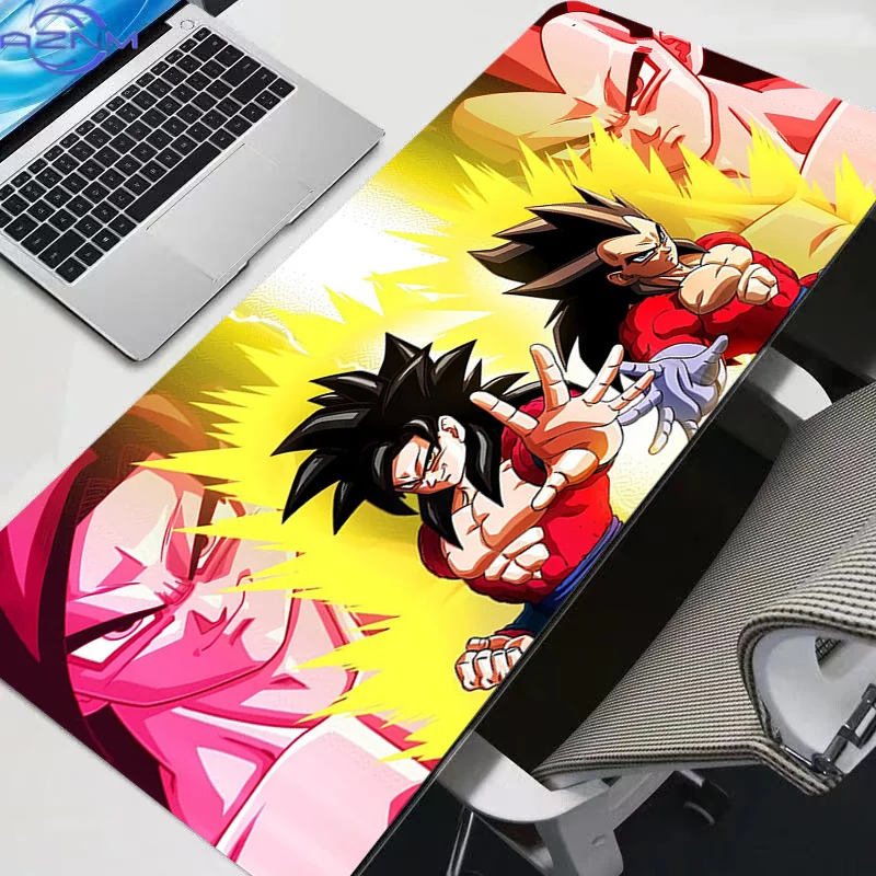 Large Mouse Pad Pc Speed Dragon Ball Anime For e-sports Players  Laptop Computer Keyboard  Desk Mat Xxl Mousepad