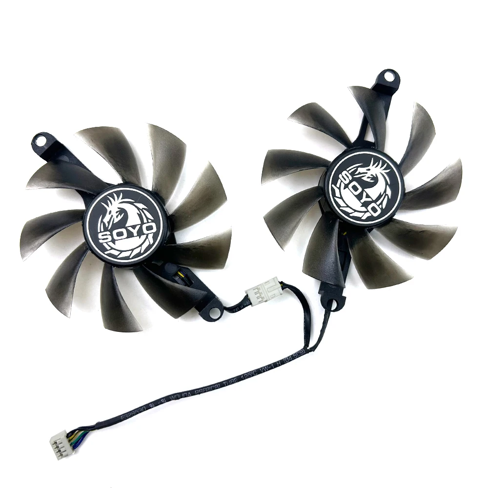 NEW 85MM 4PIN Cooling Fan RX580  For SOYO RX 580 2048sp video card fans