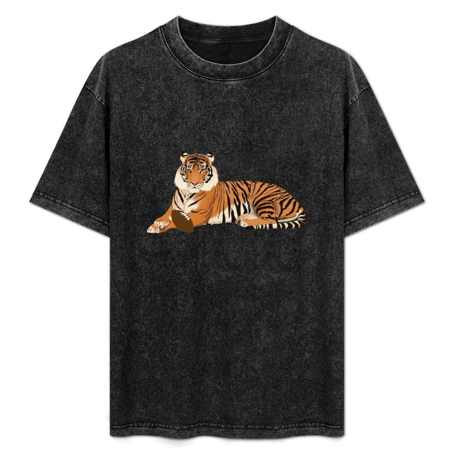 Football Tiger T-Shirt essential t shirt sweat summer tops anime t shirts men t shirt