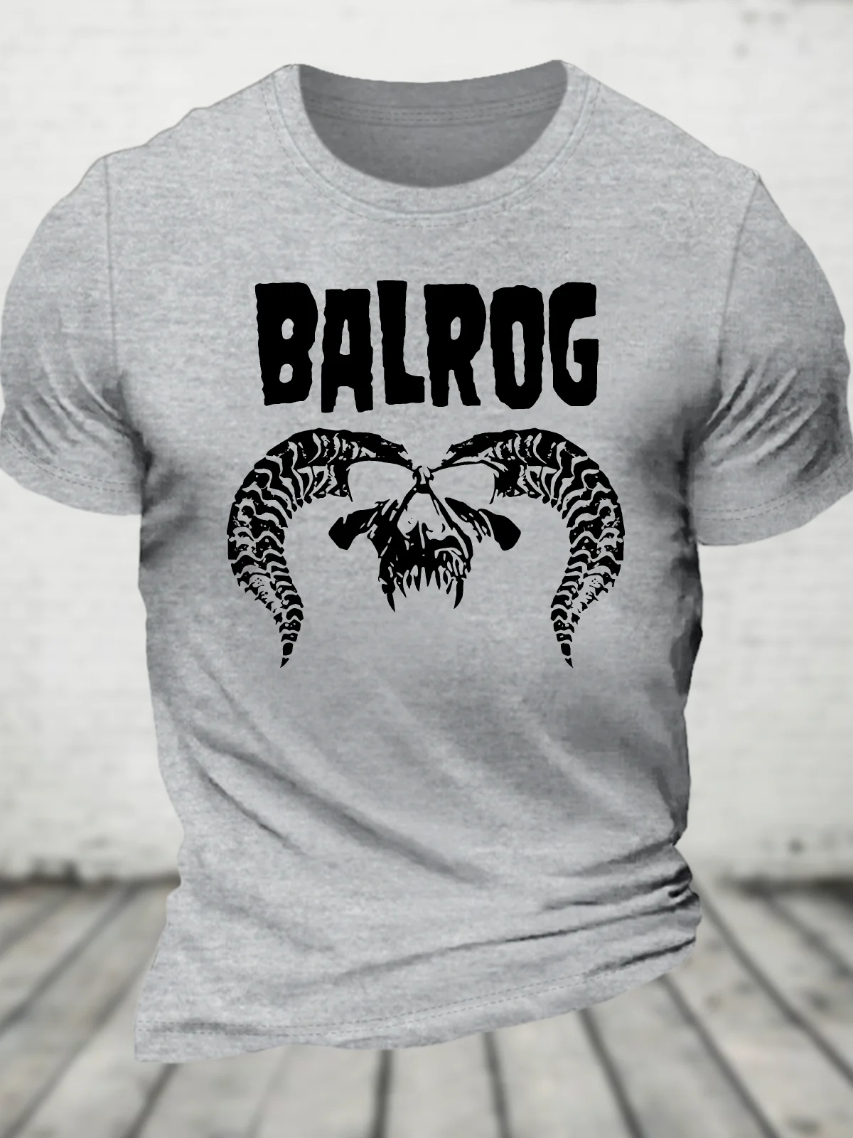 Fantasy Ring Movie Balrog Cotton T-Shirt