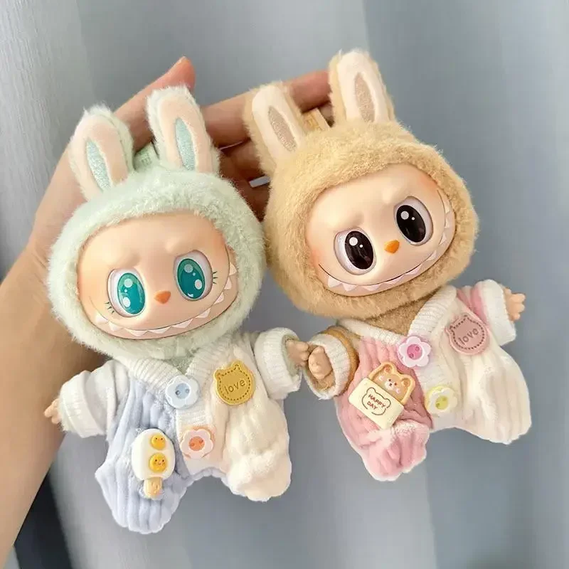 Mini pluszowe ubranka dla lalek Akcesoria do Korea Kpop Exo Labubu V1 V2 Idol Dolls Kombinezon wspinaczkowy Odzież Prezent