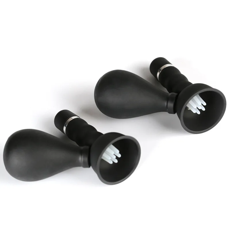 2pcs Silicone Nipple Sucker Clamps Pump Vibrators For Women Breast Enlargement Clitoris Sucking Female Masturbator Sex Toys
