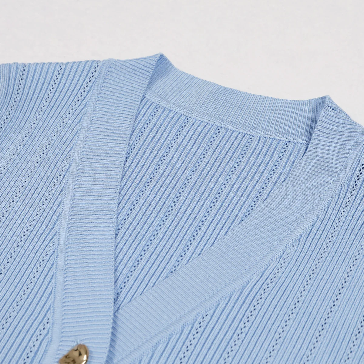 Francuska elegancka, dojeżdżająca do pracy, temperamentna, długa sukienka z dzianiny, dekolt w serek, z krótkim rękawem, jednorzędowa, wysoka talia, wąska sukienka z rybim ogonem, damska