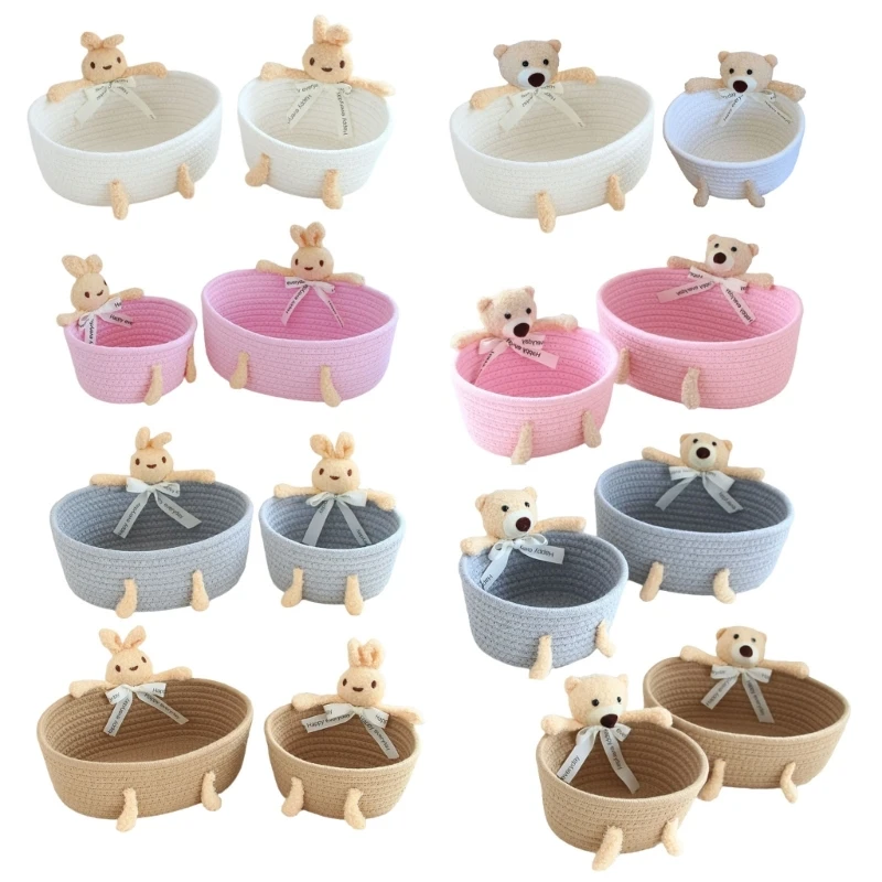 

Animal Pattern Storage Basket Stylish Organizers for Organizing Pet Toy