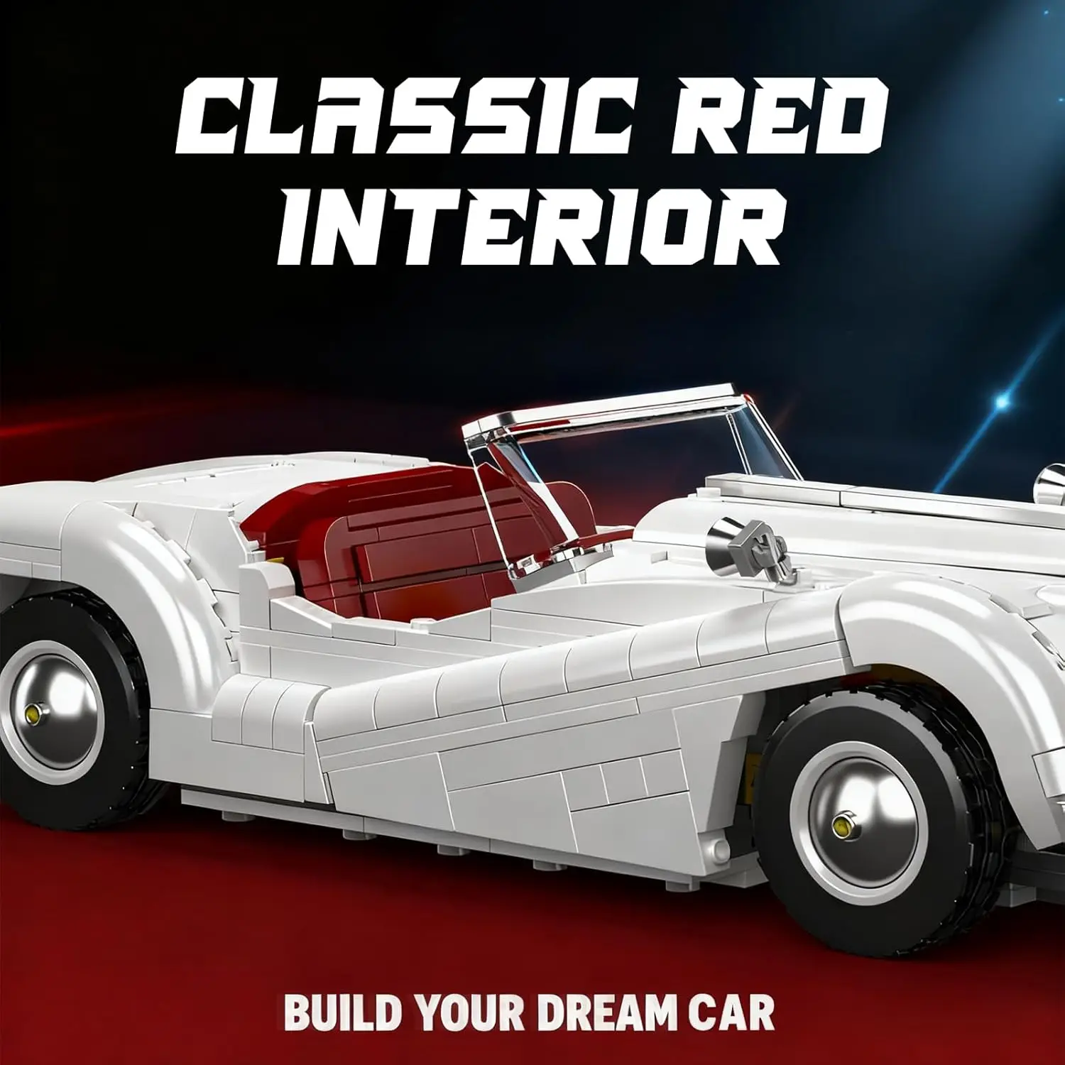 Набор для сборки спортивного автомобиля Mold King 1302 + PCS, набор коллекционных моделей для взрослых и подростков, идея подарка