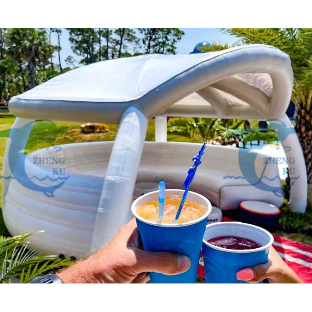 

Outdoor inflatable bar tent inflatable land lounge sofa tent for sale