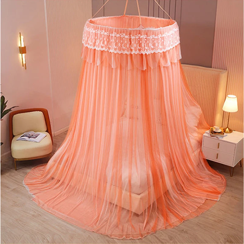 

Summer Three Door Mosquito Net Universal Mosquito Net Hanging Dome Mosquito Nets Palace Style Floor-to-ceiling Gauze Tent