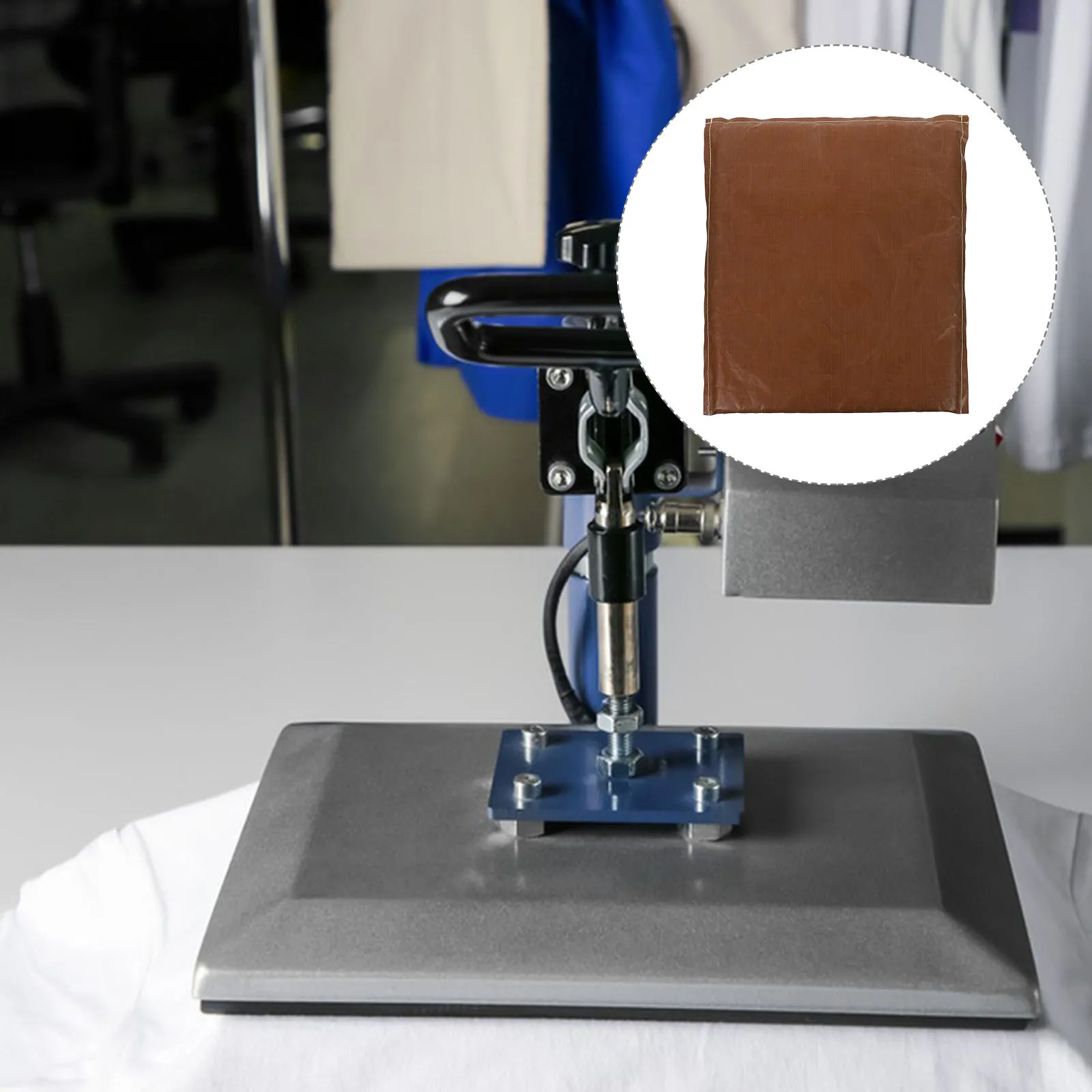 

15x12inch Heat Transfer Tool Kit Ptfe Pillow for Small Projects Reusable Heat Resistant Press Mat Smooth Surface for Vinyl and