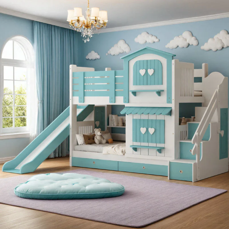 Hot Sales Modern Design Durable Toddler Bed Comfortable Solid Wood Frame For Children's Bedroom Hotel Villa Living Room School