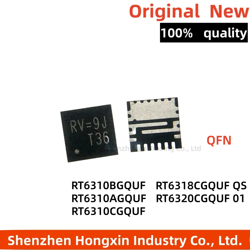 

1PCS 100%NEW RT6310 RT6310AGQUF RT6310A RT6310B RT6310BGQUF RT6310CGQUF S2= S3= S4= RT6318CGQUF QS=** RT6320CGQUF 01=** QFN