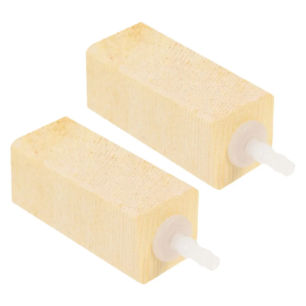 

2Pcs Wooden Protein Skimmer Air Stone Diffuser Bubble Release Tool for Aquarium Fish Tank Aerator Hydroponics Bubbling Oxygen