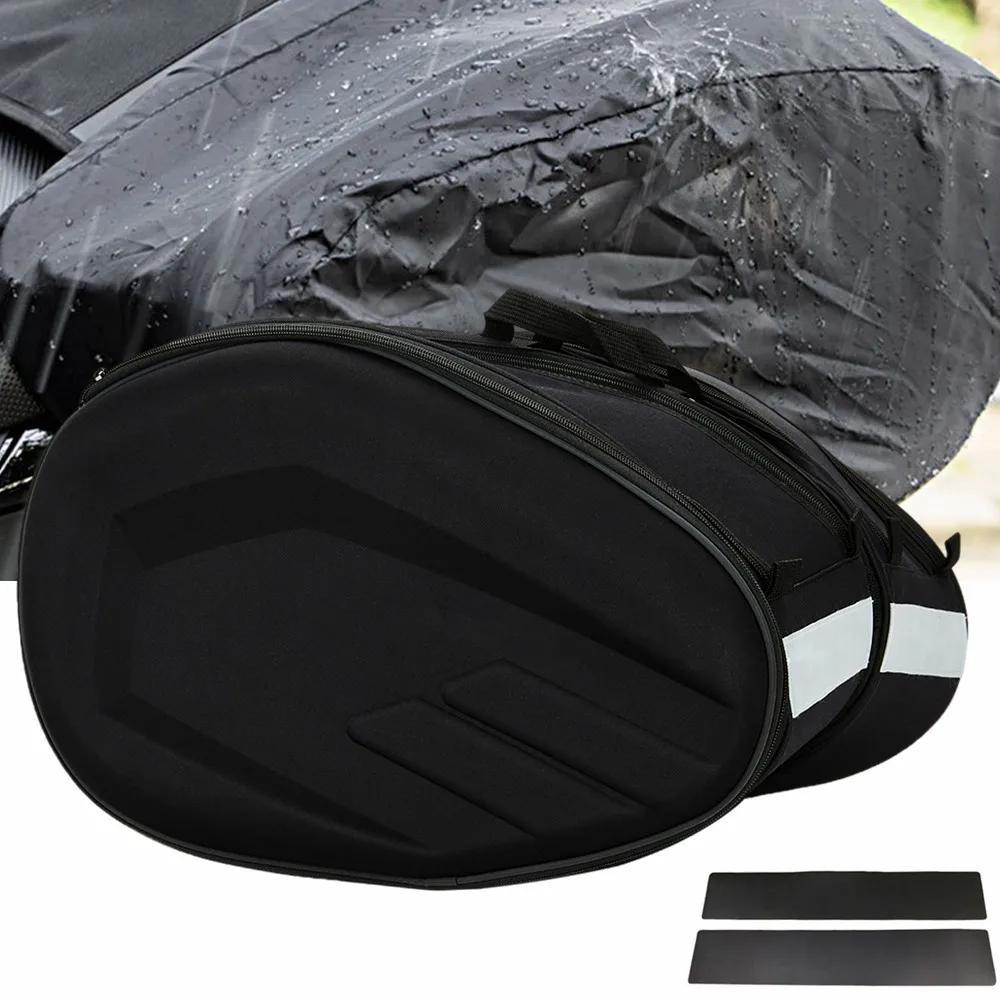 Universal Motorcycle Waterproof Racing Moto Helmet Travel Bags Suitcase Saddlebags For BMW KAWASAKI YAMAHA Honda Bag + Raincoat