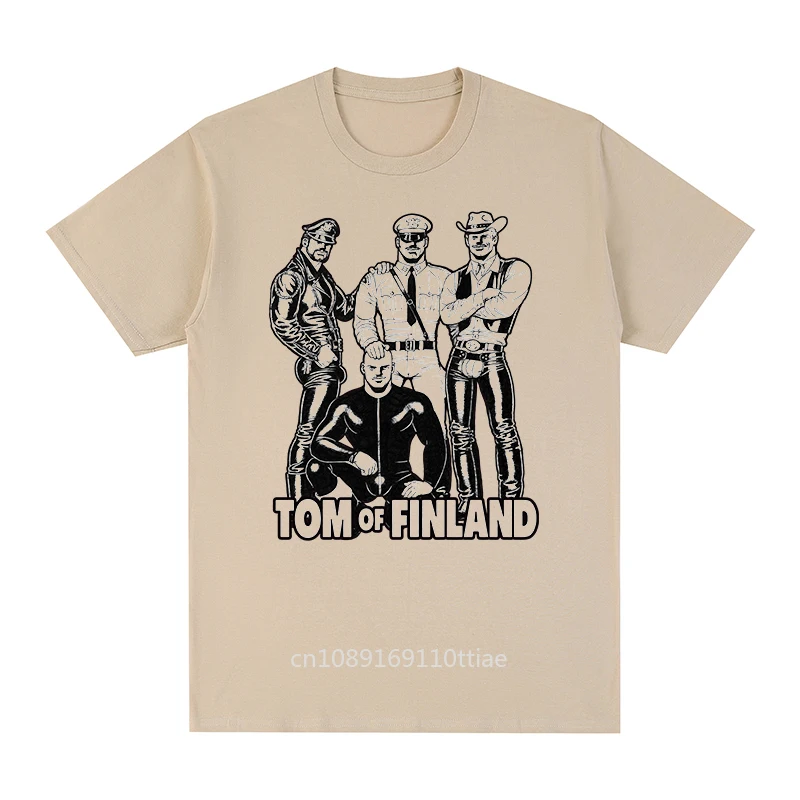 Tom of Finland T-shirt  LGBT GAY SCHWUL Pride Cotton Men T Shirt New TEE TSHIRT Womens Tops Unisex