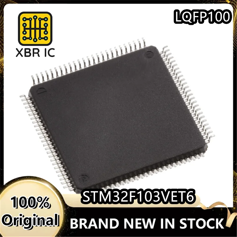 (6/20 pieces) STM32F103VET6 LQFP-100 ARM Cortex-M3 32-bit microcontroller New original authentic spot fast delivery