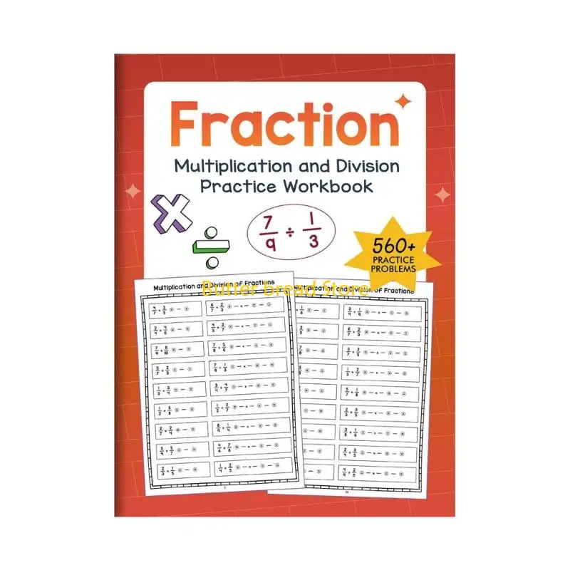 W89C Step by Step Multiplication Division Learning Book for Classroom or Home Study