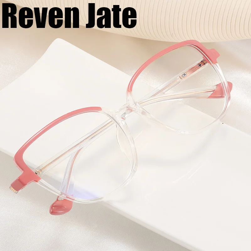 Reven 81060 Anti Blue Light Glasses Fashion Jelly Color Eyewear Office Computer Goggles Blue Ray Blocking Glasses Vision Care