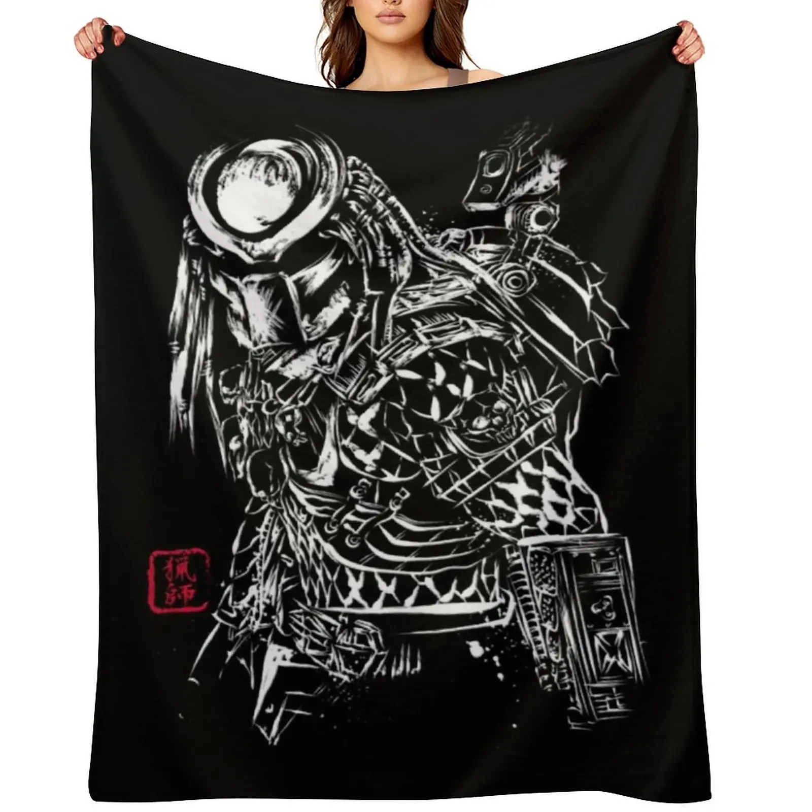 

The shadow of the hunter Throw Blanket christmas gifts wednesday Sleeping Bag Luxury Designer Blankets