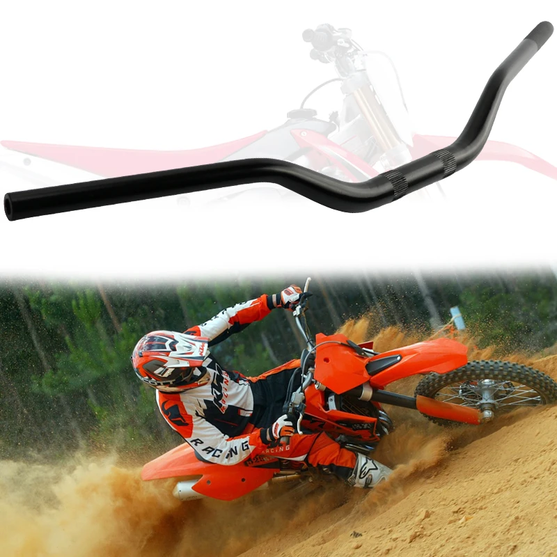 LINGQI RACING Universal 22mm Motorcycle Handlebar CNC Aluminum Alloy Scooter Handle Bar Steering Wheel Handle Bar For Dirt Bike