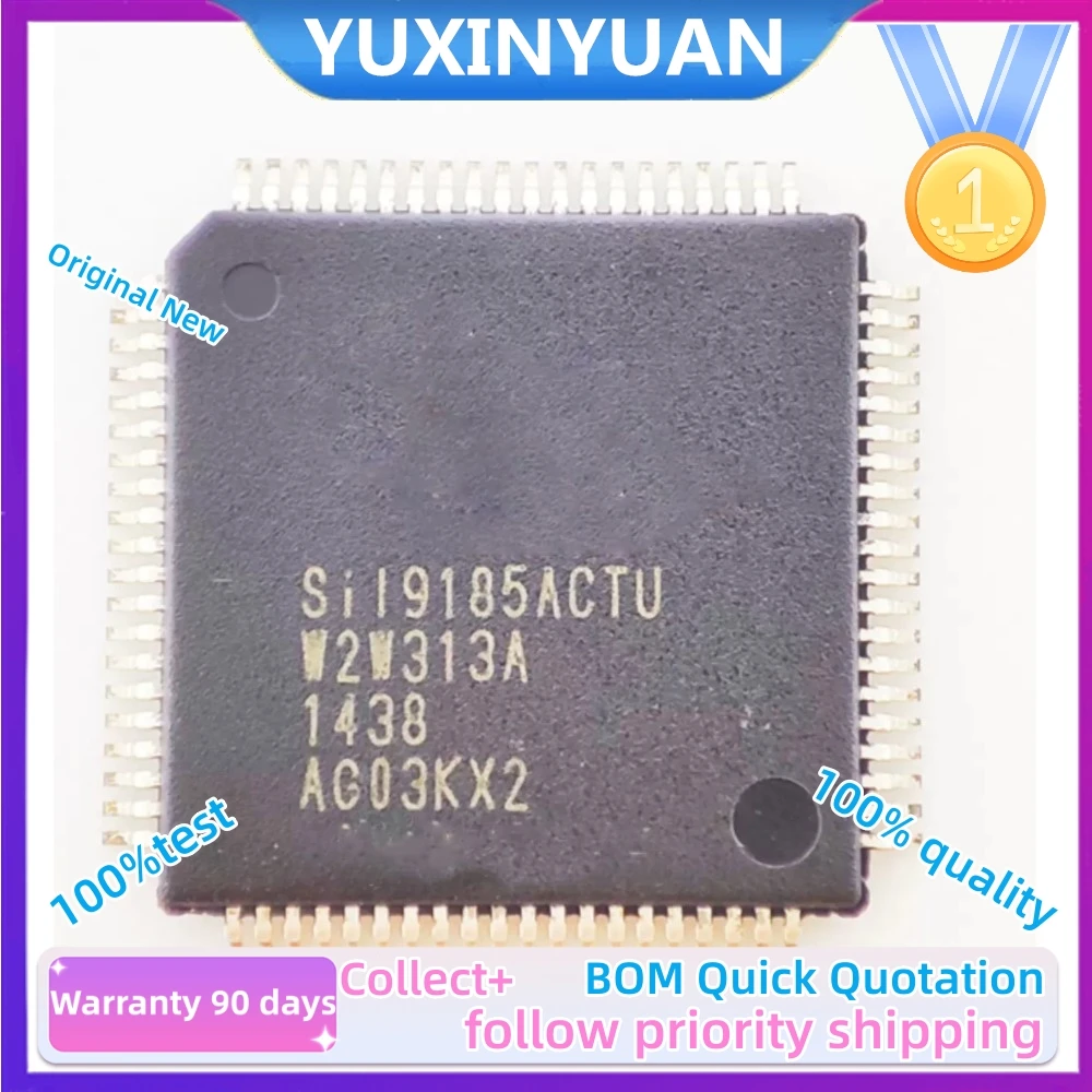 2PCS And New Original   SIL9185ACTU  SIL9030CTU SH6950D 9030 9185  QFP80 Chips