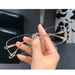 Fashionable Retro Women Frameless Sunglasses New Trend Women Luxury Brand Retro Sunglasses Outdoor Travel Sunglasses UV400