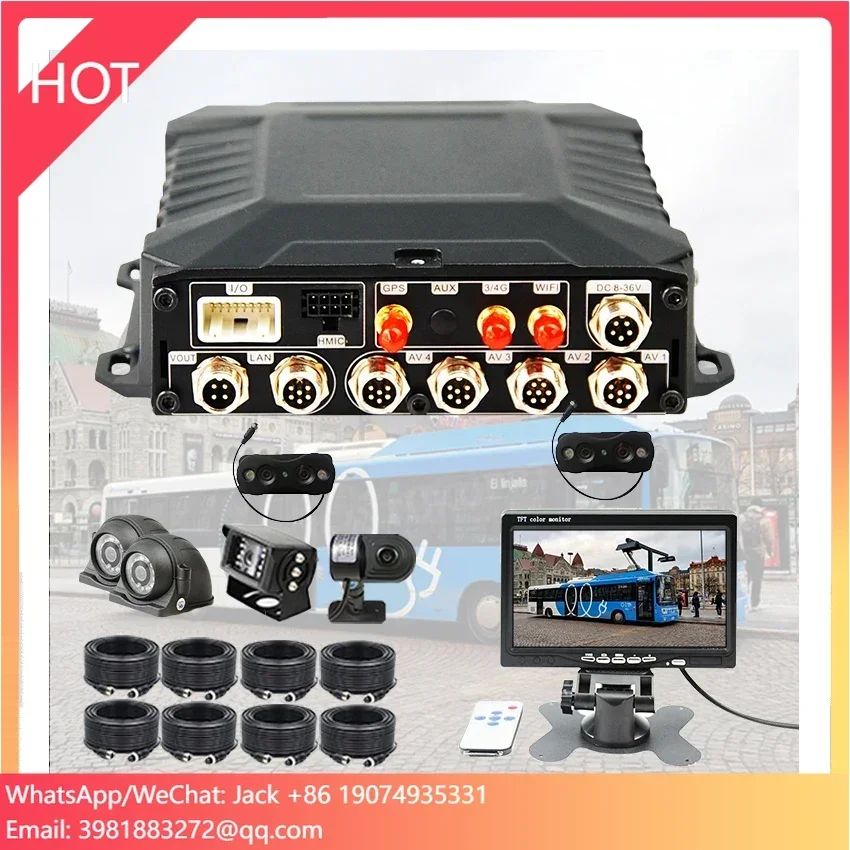 

8ch 5g Wifi 4g 1080p Camera Car Fleet Management Mdvr Fuel Monitoring Truck Mobile Mdvr