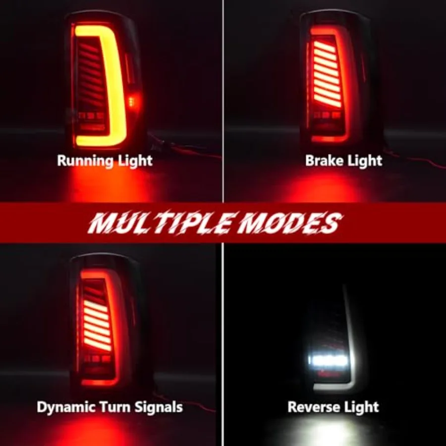 مصابيح خلفية LED متتابعة لـ 20002006 تشيفي سوبربان 1500 2500 تاهو جي إم سي يوكون يوكون XL 1500 2500 مع بداية الرسوم المتحركة داينا #4