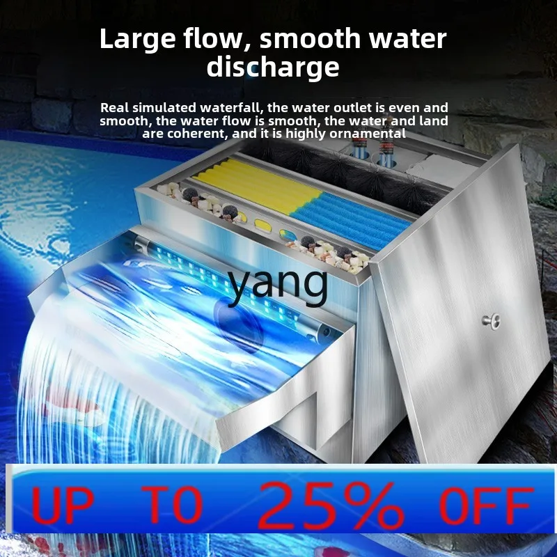 

LMMfish pond filter all-in-one machine courtyard waterfall outlet landscape pond filter