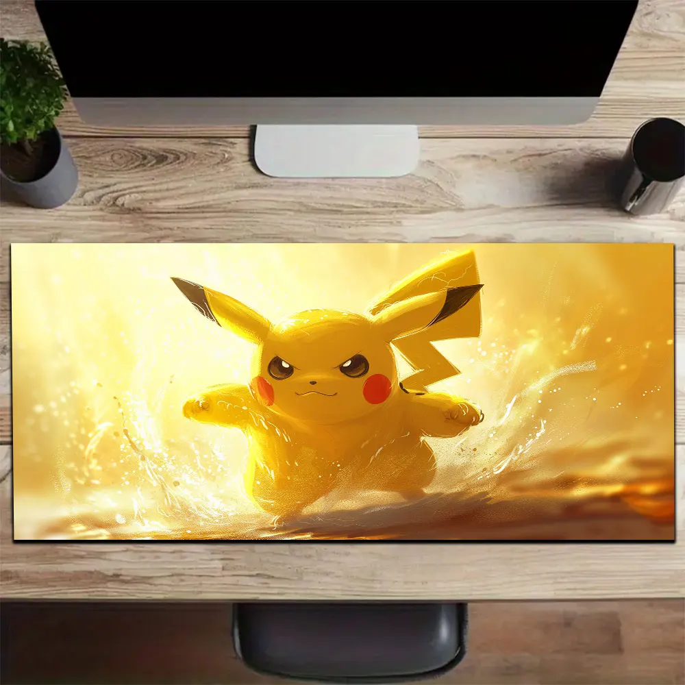 

1pc Pikachu Large Mouse Pad computer mat Desk Mat keyboard mat Office Gaming Table Mat