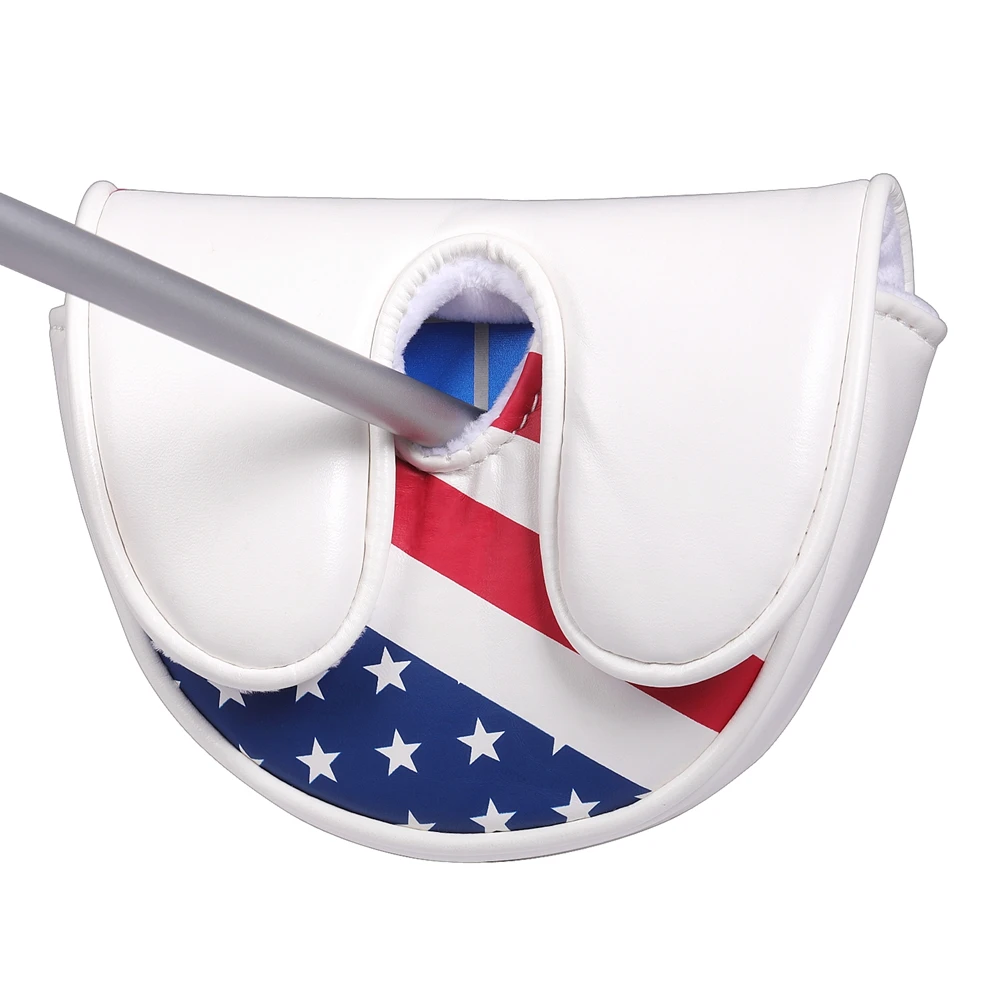 

Чехол для клюшки для гольфа GOLF USA America Mallet Putter Cover Center Shaft Headcover для OZ.1 MEZZ.1 MAX
