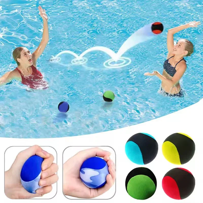 1PCS Kids Adult Water Bouncing Ball Ocean Pool Beach Sports Swimming equipment Water Bouncing Ball