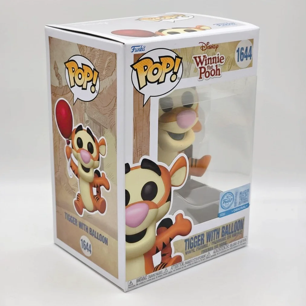 

Аниме-фигурка Disney Tigger с воздушным шаром Funko Pop # 1644 Официально подлинная коллекционная ограниченная серия, милая игрушка для фанатов Диснея в подарок