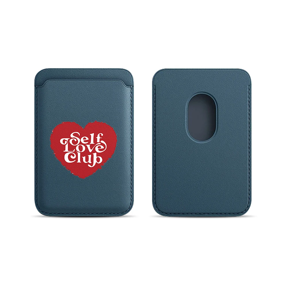 Self Love Club Leder-Kartenetui Handyhülle Kartenhalter für Magnetische Hülle Geeignet für alle iPhone Magsafe Karten-Handy-Rückseiten-Taschen – Detail 7