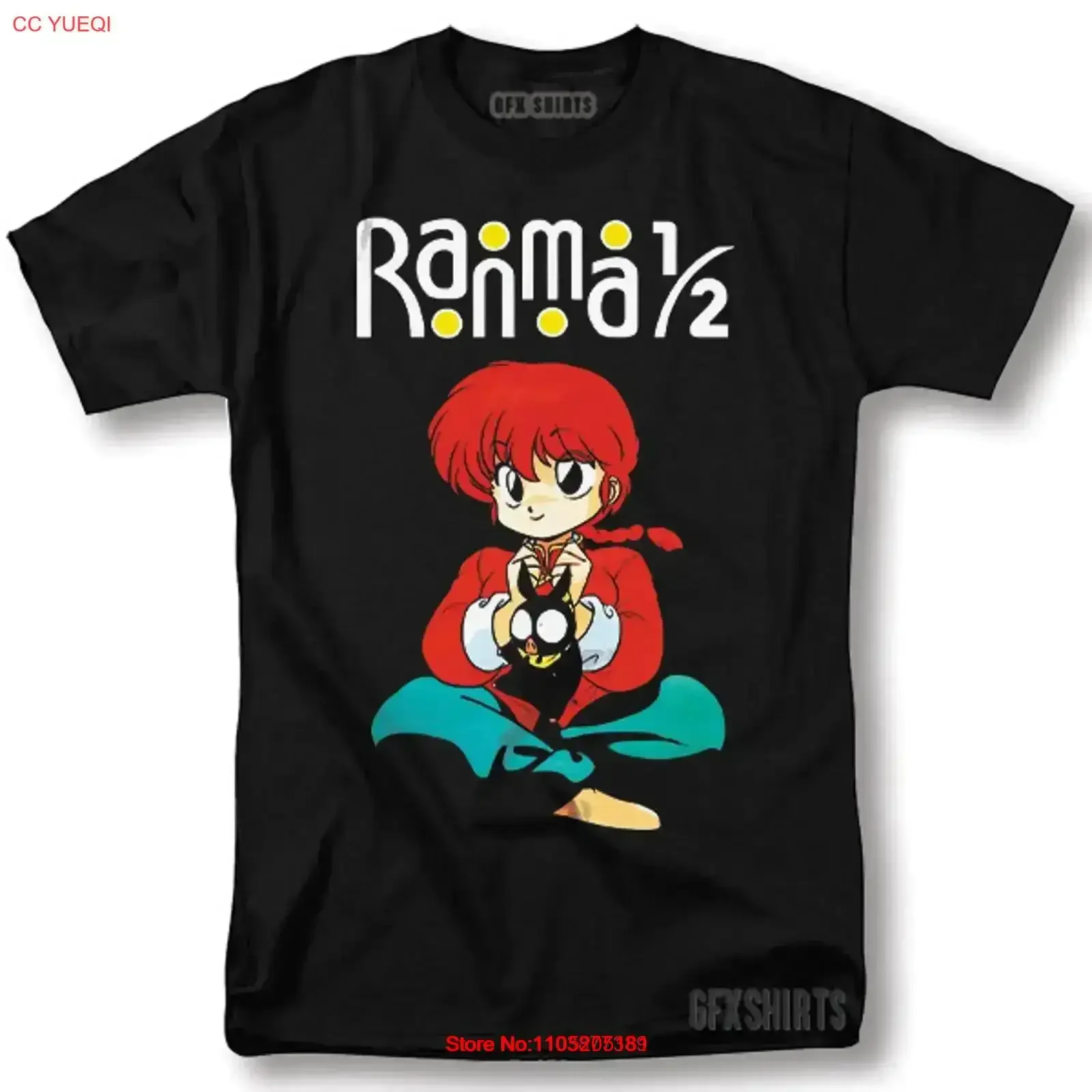 Ranma 1 2 T Shirt Anime Manga Shampoo Rumiko Takahashi Girl Kawaii vintage Washed Comfortable Top For Everyday Wear Soft homme
