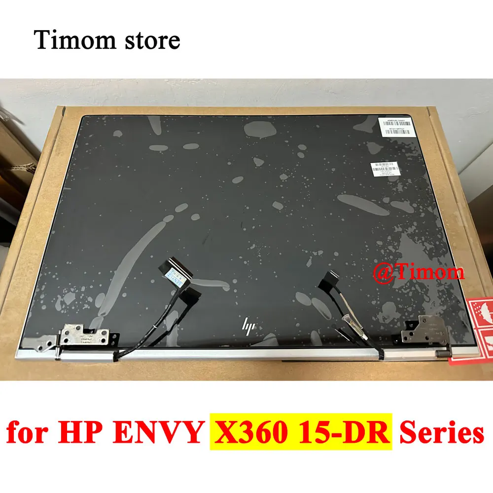 

15.6 inch for HP ENVY X360 15-DR 15M-DR 15T-DR 15-DR0012DX Touch LCD Screen Digitizer L53545-001 FHD 1920*1080 Sliver Assembly