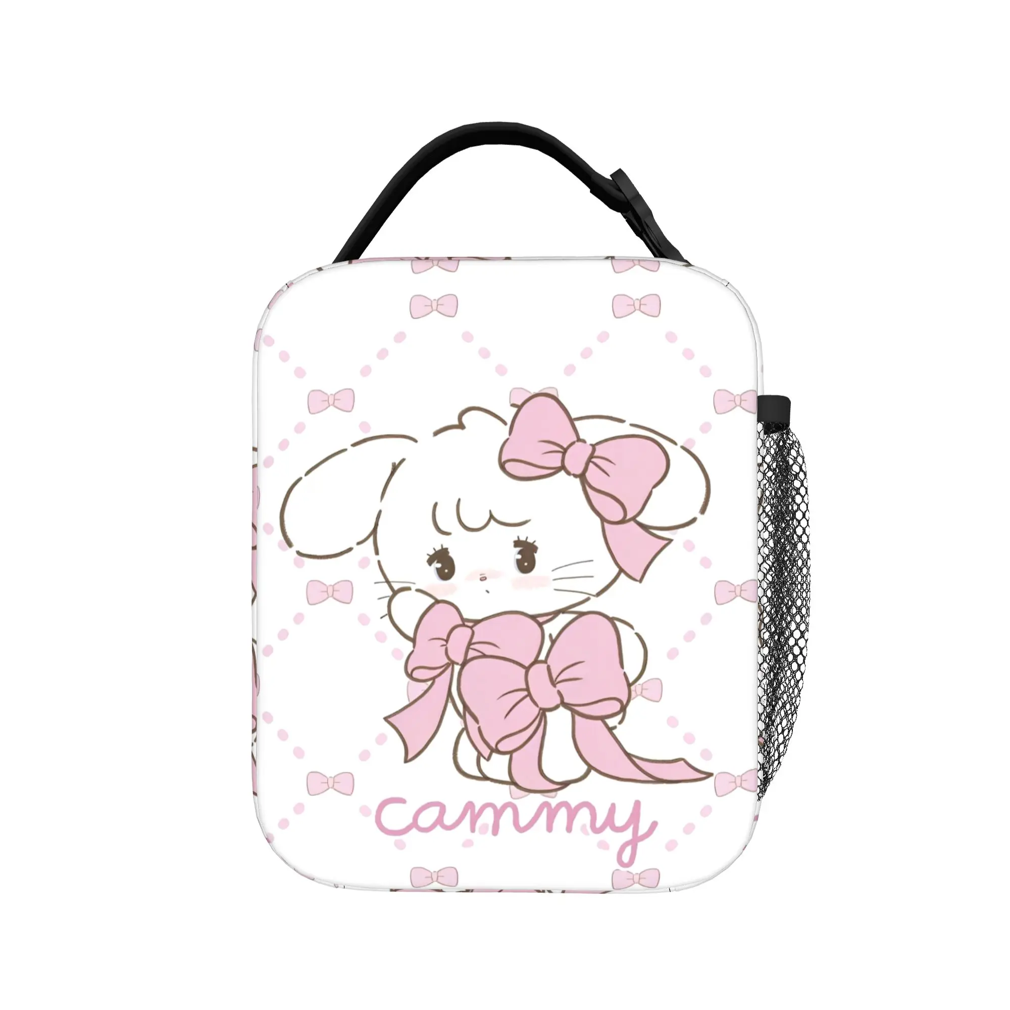 Cartoon Rabbit Cammy  Mikkos Insulated Lunch Bags Cooler Bag Reusable,Lunch Container Portable Tote Lunch Box Food Handbags