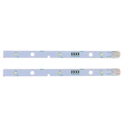 2PCS Freezer Light Bar LED Strip For RONGSHENG/ HISENSE Refrigerator LED Light E349766 MDDZ-162A 1629348 DC12V 2W New