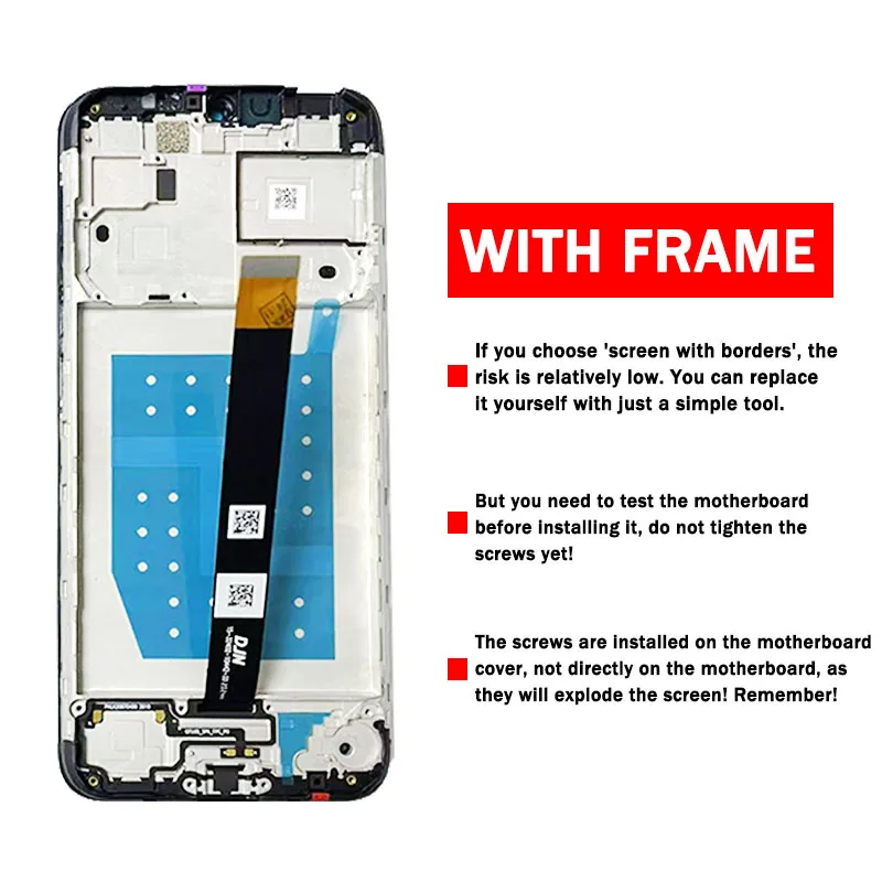 Nowy zestaw digitizera z ekranem dotykowym Motorola jeden Fusion XT2073-2 ekran dotykowy LCD dla Moto One Fusion + OneFusion Plus PAKF0002IN