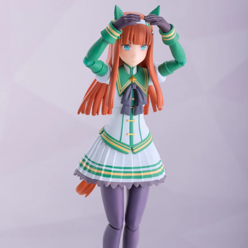 BANDAI Originale SHFiguarts Serie Silenzio Suzuka Anime Action Figure Assemblaggio Desktop Ornamento Modello Giocattoli Modello Da Collezione