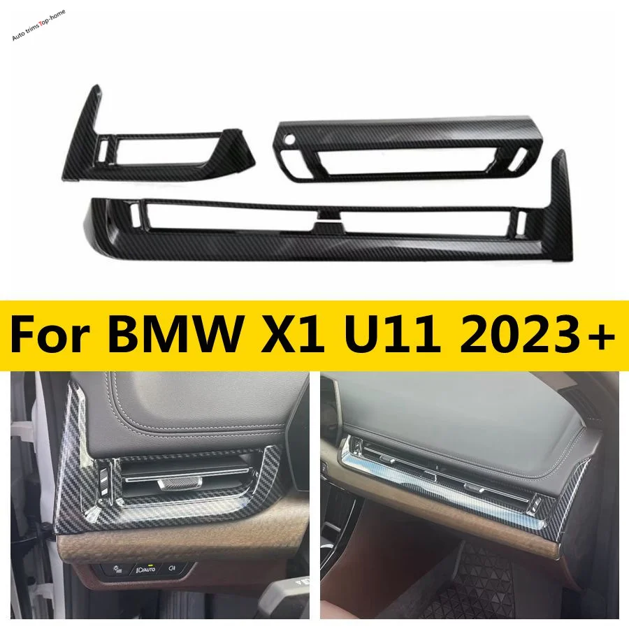 

ABS Dashboard Central Control Console Air Conditioning Outlet AC Vent Cover Trim Fit For BMW X1 U11 2023 2024 Car Accessories