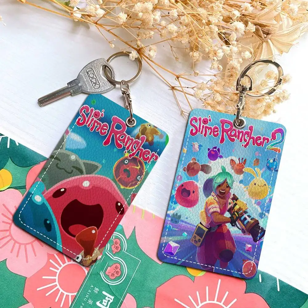 لعبة S-Slime Rancher 1 قطعة INS حامل بطاقة الحرم الجامعي للطلاب الكرتونية الإبداعية لبطاقة الوجبات، بطاقة الحافلة، بطاقة العمل، إلخ