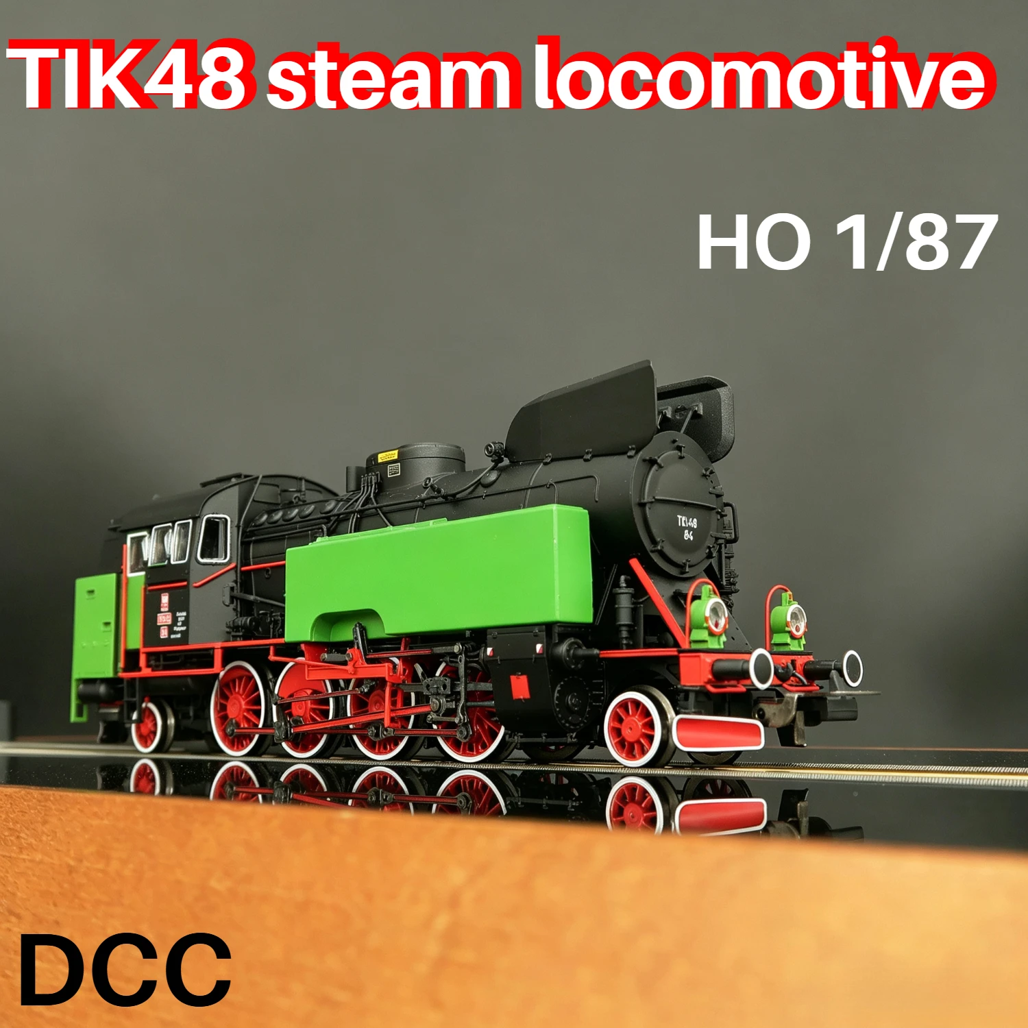 PIKO HO Type 1/87 Train Model TIK48 Steam Locomotive 50764/50765 DC/digital Sound Effect Simulation Model Aldult Toy Gift