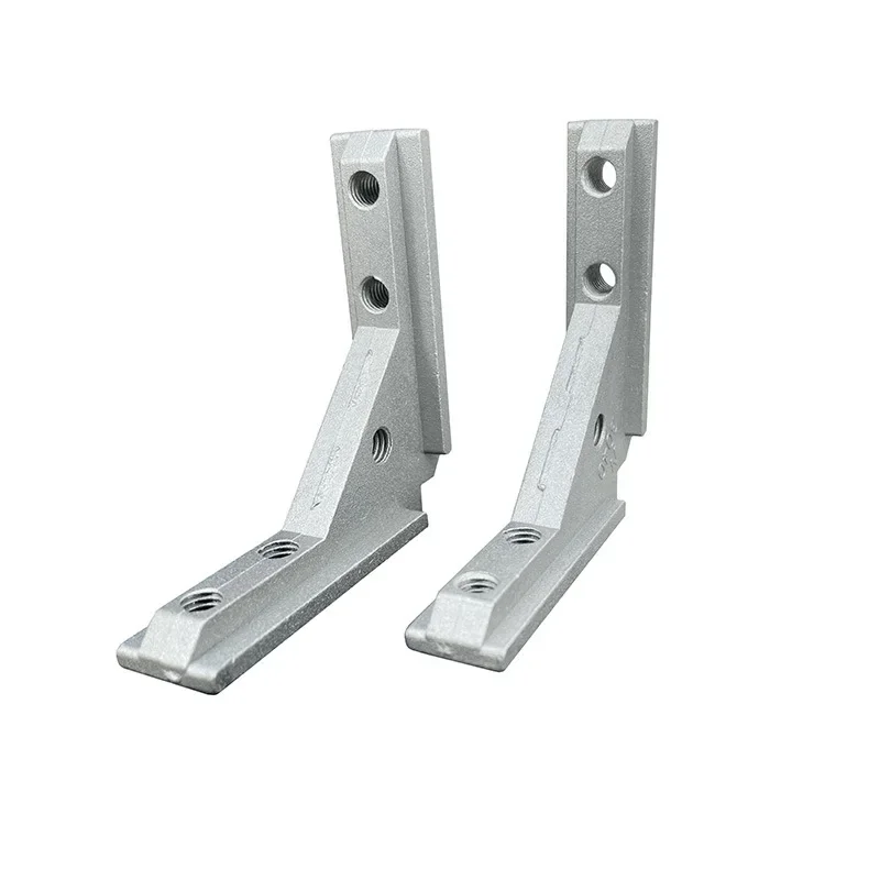 8pcs Aluminum Profile Door Frame Universal Corner Groove Connector for 3030 4040 Panel Installation Board Corner Bracket
