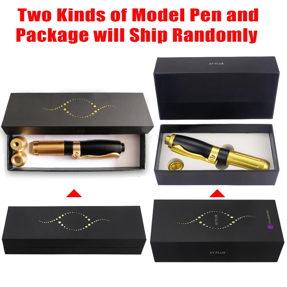 2-in-1 Hyaluron-Pen-Set 0,3ML 0,5ML Zerstäuber Einstellbarer Druckstift Anti-Falten Wasser Hautpflege-Tool Lippenverdickung Heimgebrauch – Detail 1