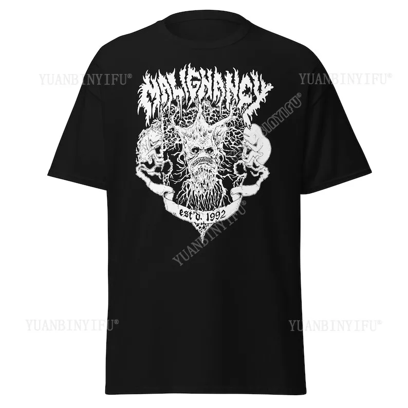 Malignancy Death Metal T-shirt Technical Heavy Metal Rock Music Fan Gift Clothing Streetwear Tees Short Sleeve