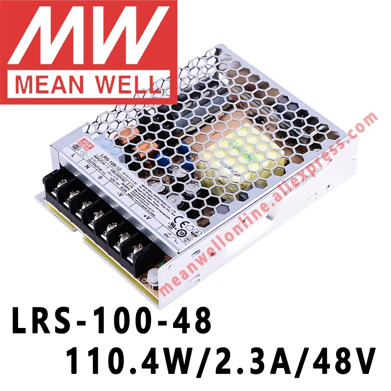 Mean Well LRS-100-3.3V 5V 12V 15V 24V 36V 48V Switching Power Supply meanwell AC/DC 100W single output