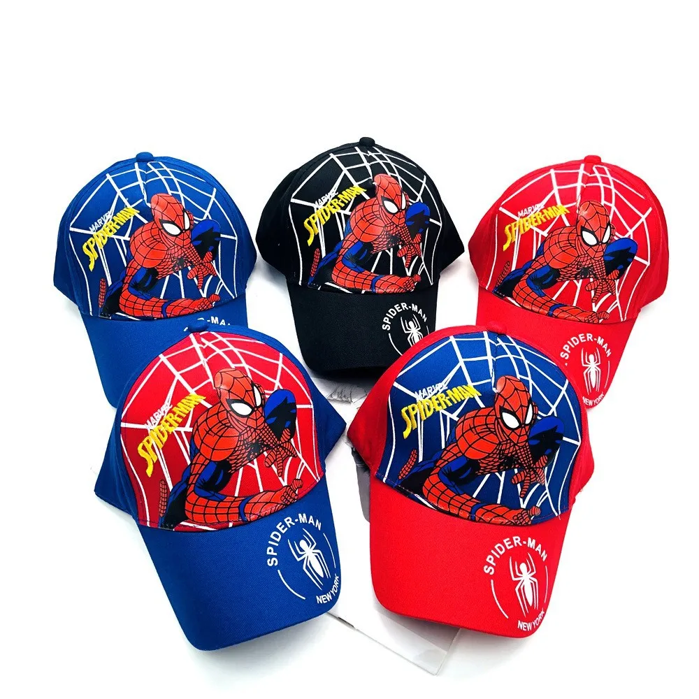 

1pcs spidermanBoys' Duck Tongue hatSpider Man Carto's Baseball Hat 's hat